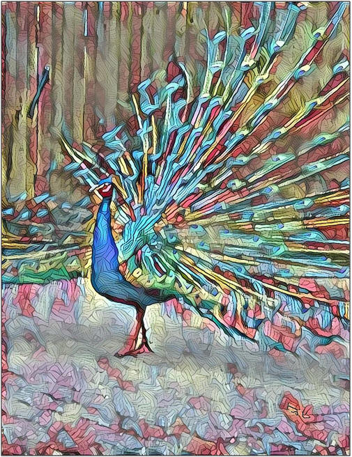 Print Free Coloring Pages of this Peacock in Six Different Styles