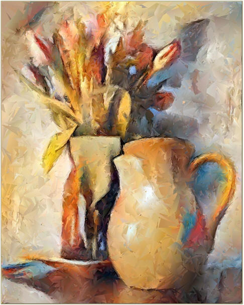 Still-Life Scene - Print a free sketch and create your own at TodaysArts.net