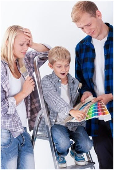 Don't get frustrated at choosing just the right wall paint color. Try Paint Color Cheat Sheets.