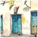 Artist Tom Hoffman shows us what to leave out of a watercolor painting in his step-by-step demo at DanielSmith.com