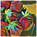 Strawberries on a Plate - An Unusual Free Set of Coloring Pages